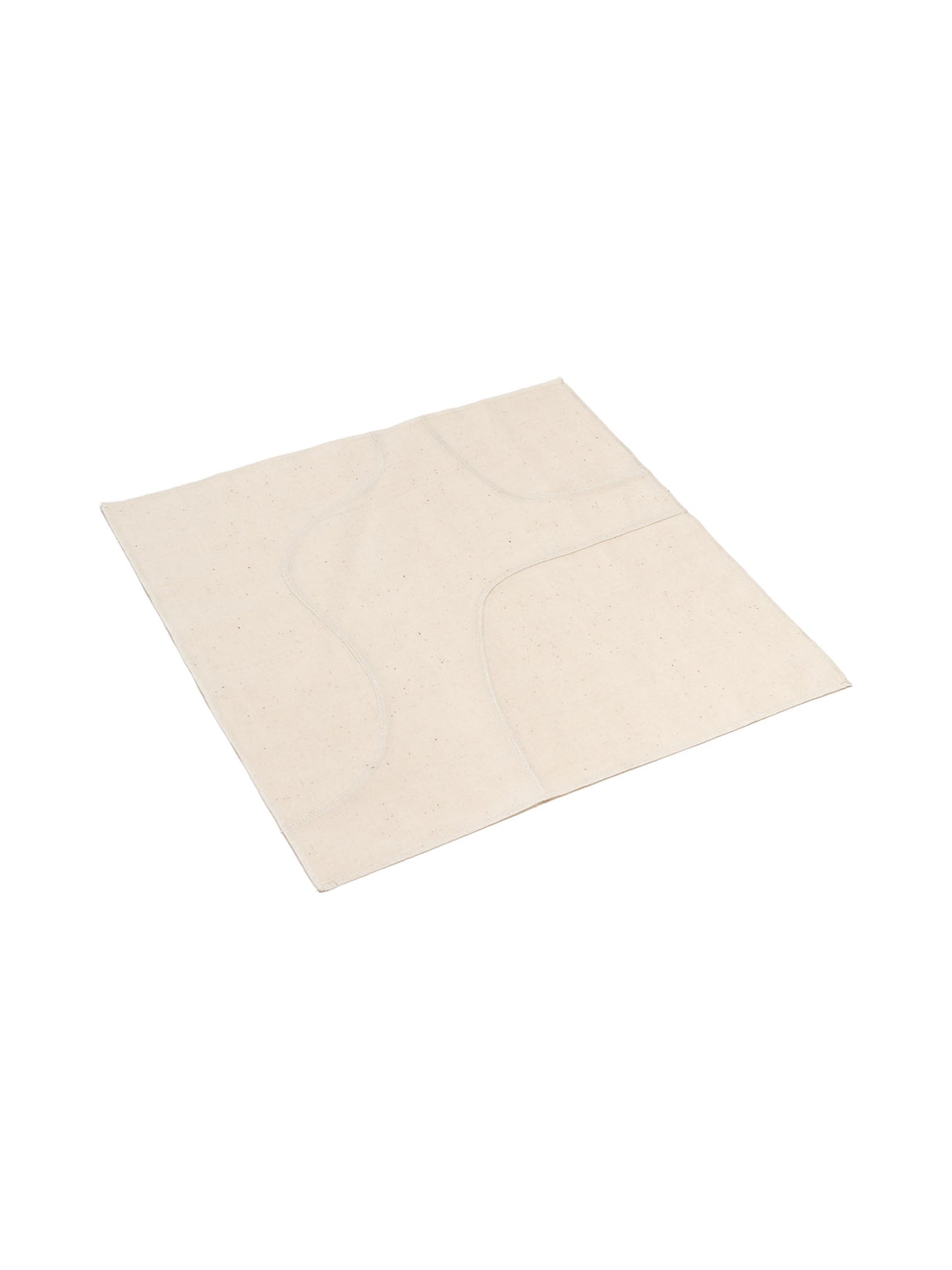 Butter Napkin in Cream Stitch