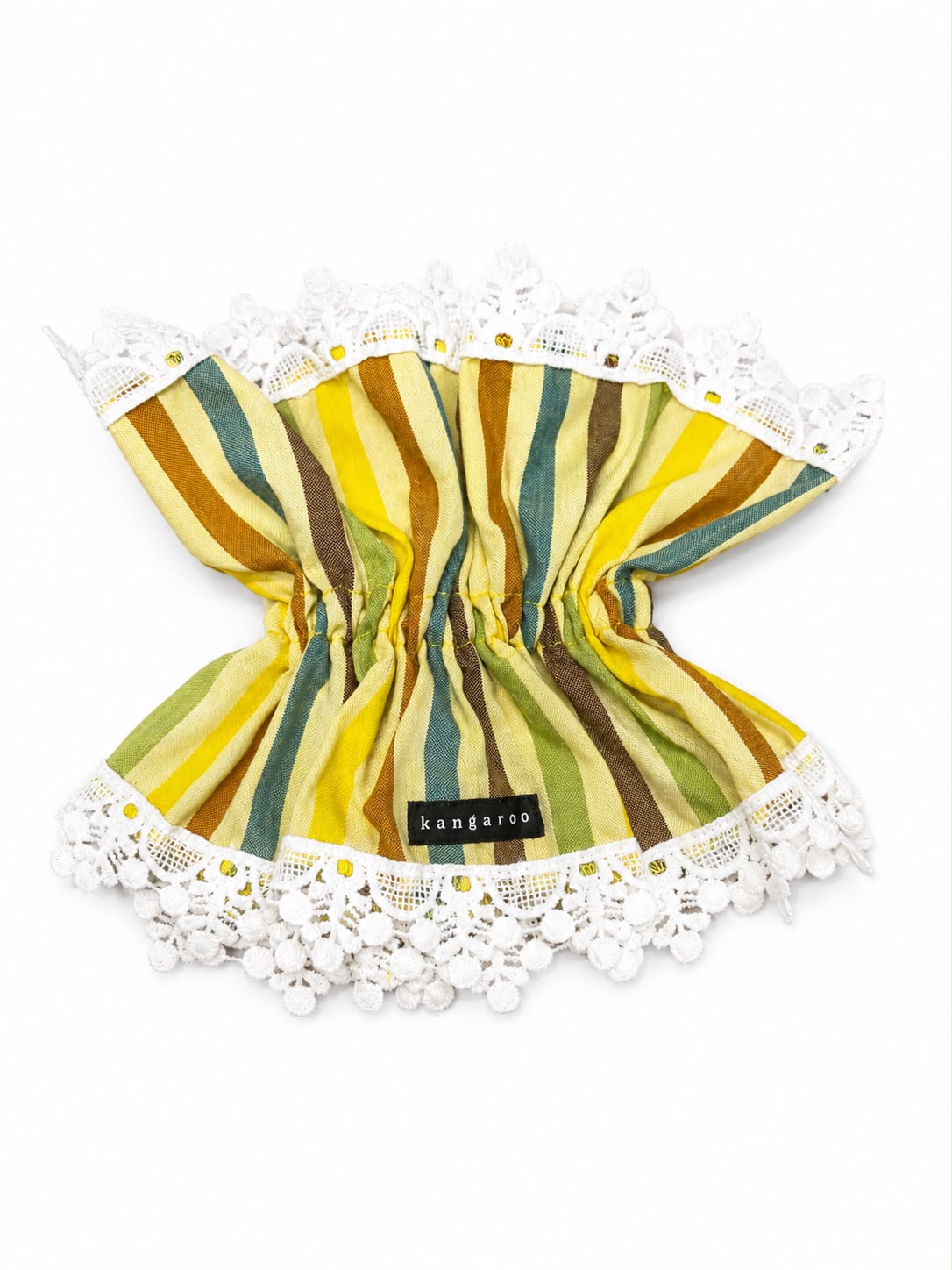 The Double Scrunchie In Yellow