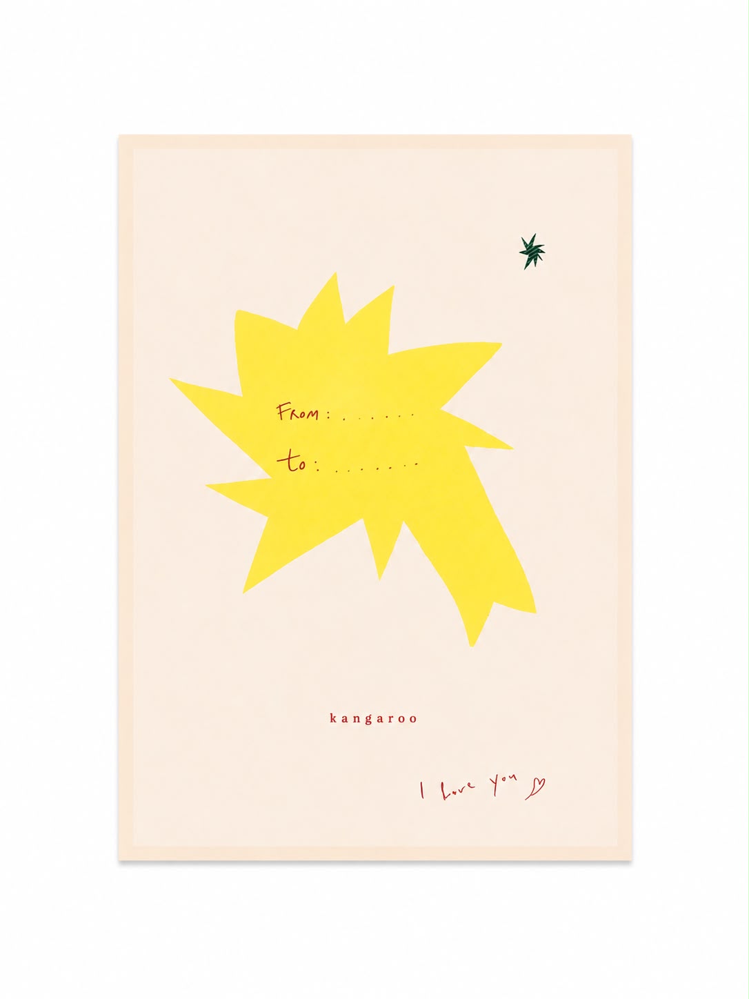 The Happy Star Greeting Card