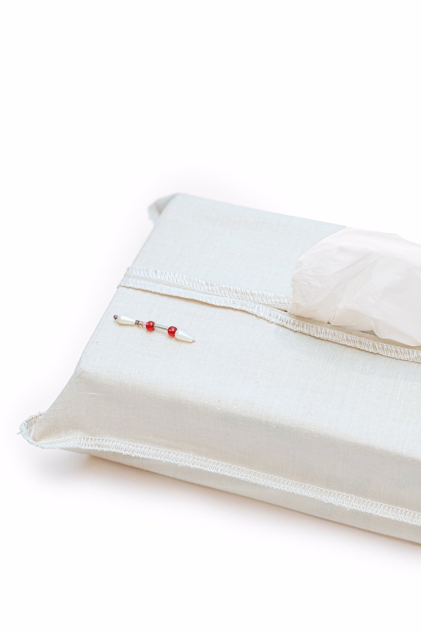 Pierced Tissue Sleeve [In Off-White]