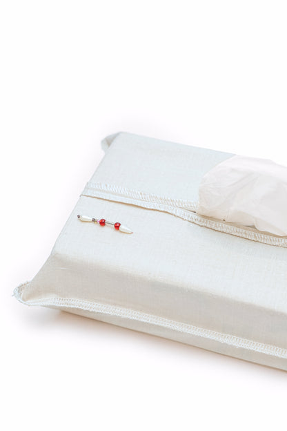 Pierced Tissue Sleeve [In Off-White]