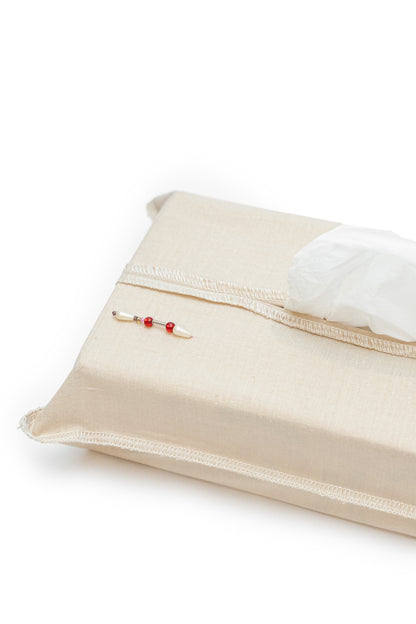 Pierced Tissue Sleeve [In Desert Beige]