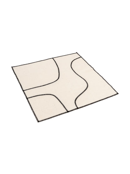 Butter Napkin [In Black Stitch]