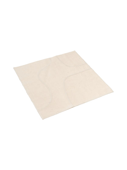Butter Napkin in Cream Stitch