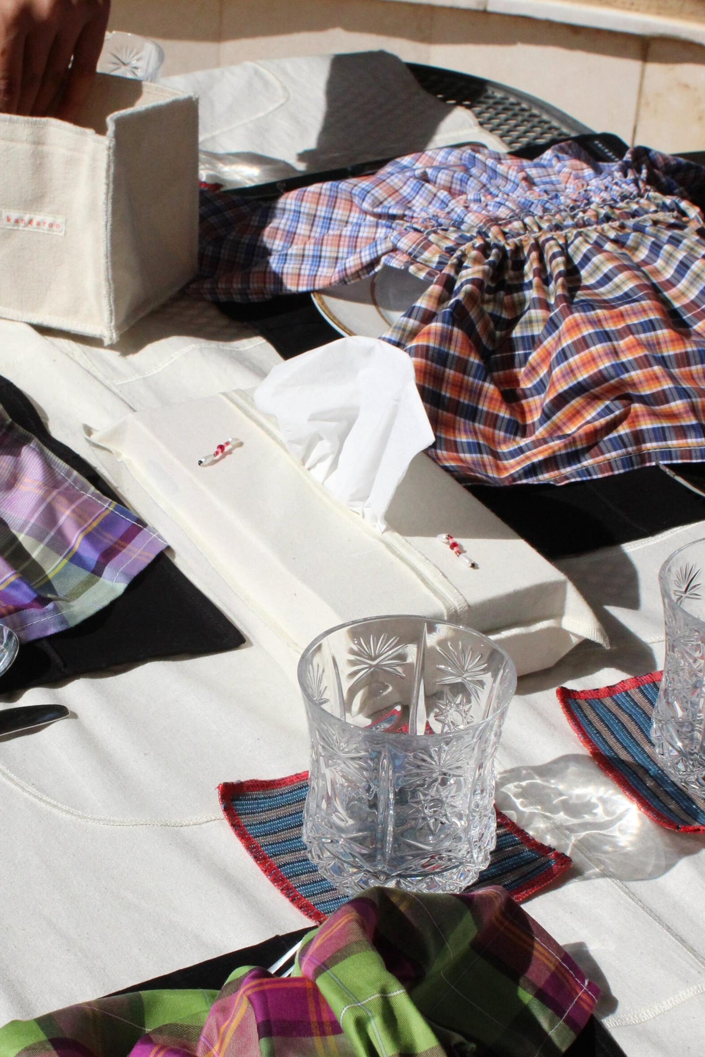 Pierced Tissue Sleeve [In Off-White]