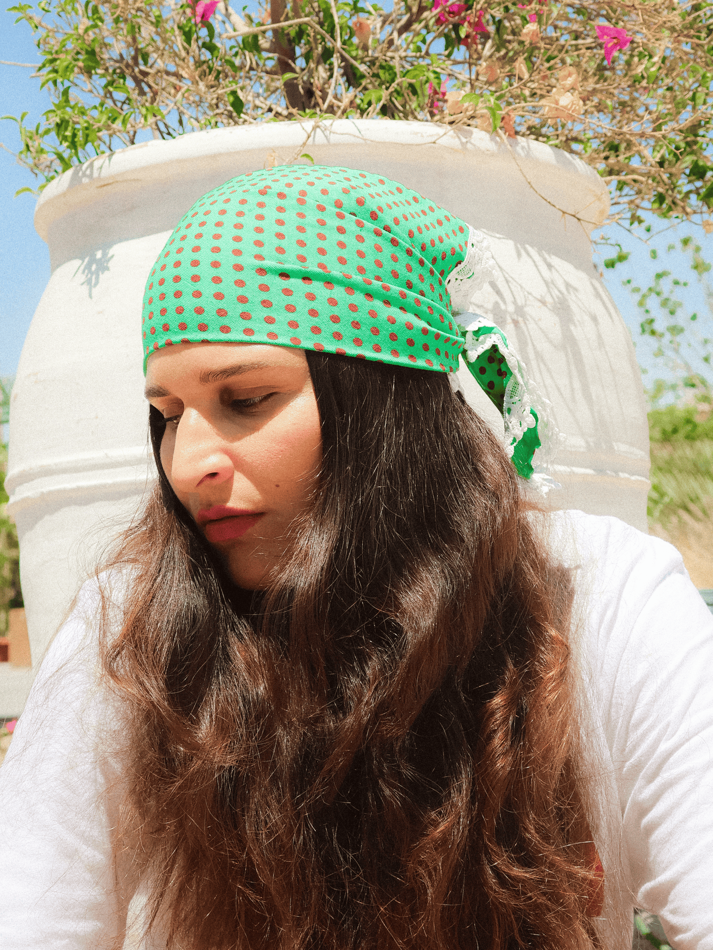 The Esmeralda Bandana [With Lace]