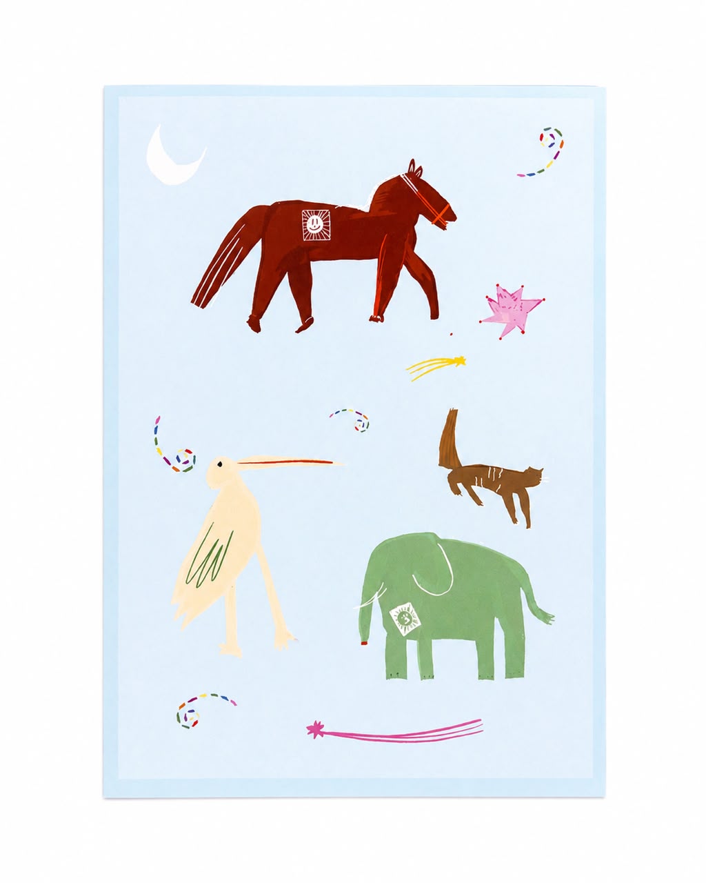 The Wild Circus Greeting Card
