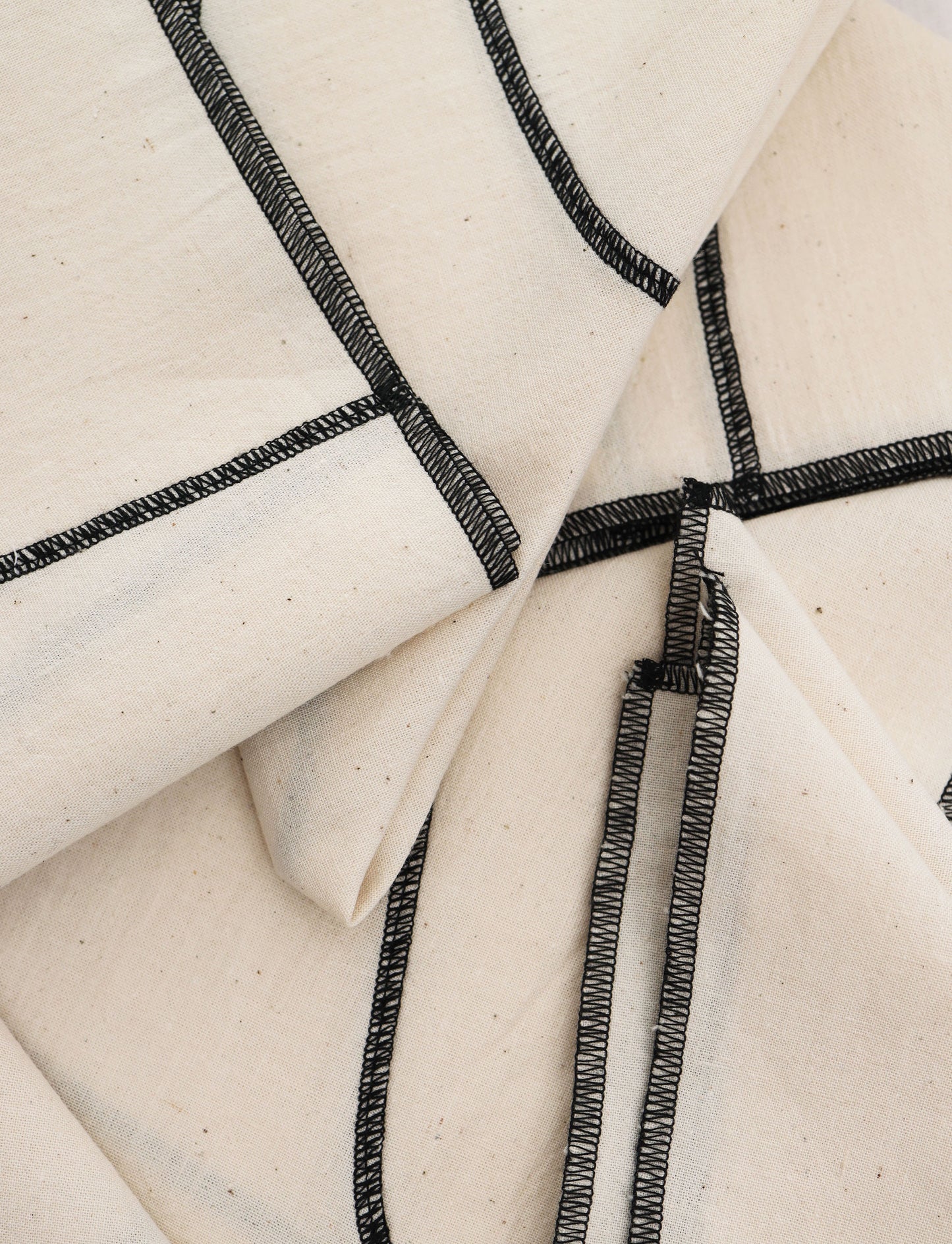 Butter Napkin [In Black Stitch]