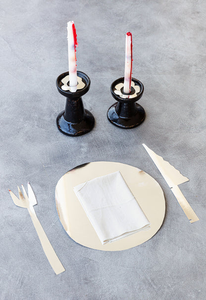 Butter Napkin in Cream Stitch